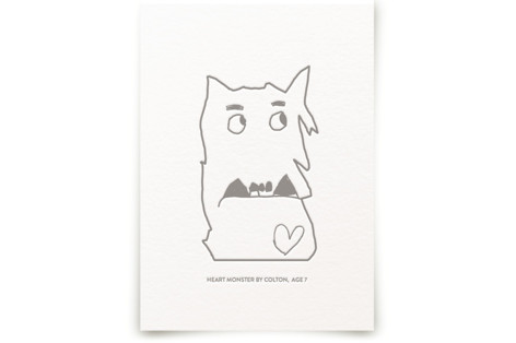 Your Drawing: Portrait Custom Letterpress Print Custom & Commissioned Art