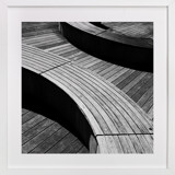 Curve Bench Geometric III Fine Art Prints