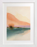 Orange Sunset Scenery 1 Fine Art Prints