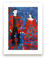 Blue Rain by marcia biasiello