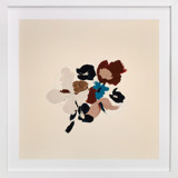 Creamy Abstract Botanical Fine Art Prints