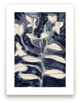 Petals on Indigo by Deborah Velasquez