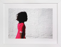 Girl in the red dress. Fine Art Prints