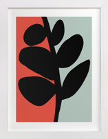 Modern Black Stem Fine Art Prints