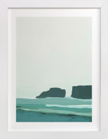 Abstract Pacific Seascape Diptych 1 Fine Art Prints