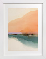 Orange Sunset Scenery 2 Fine Art Prints