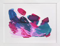 Abstract vibrant watercolor Fine Art Prints