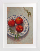 Peaches on a Plate Fine Art Prints