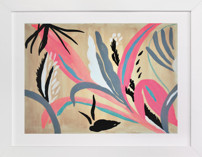 Pink foliage Fine Art Prints