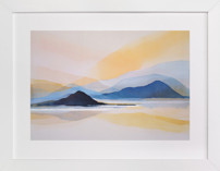 Mountain in the calm light Fine Art Prints