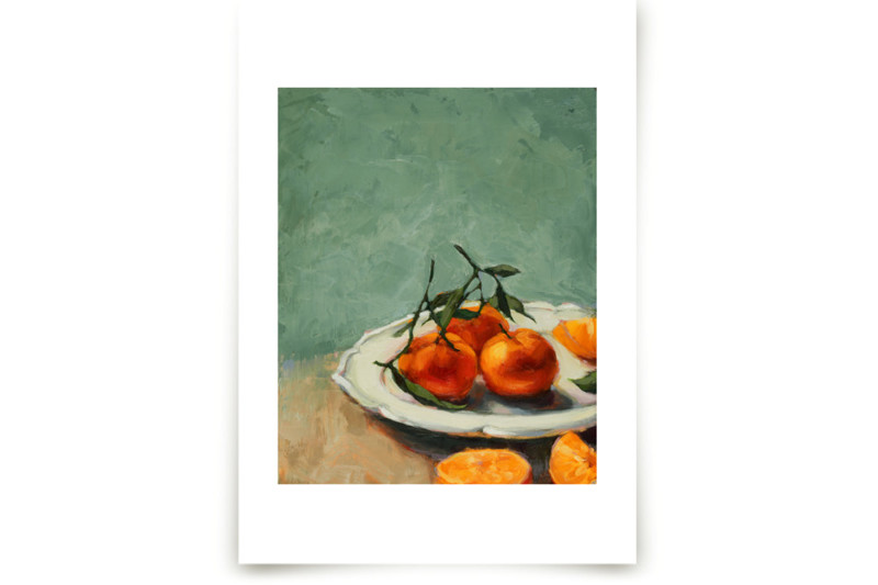 Kathie Olivas 手書きペイント Clementine Clementine Fine Art Prints by Wendy Keller | Minted