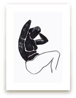 Sitting nude by Oana Prints