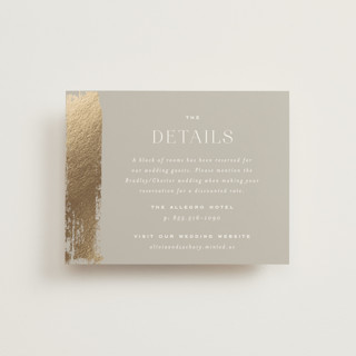 True Love Foil-Pressed Direction Cards