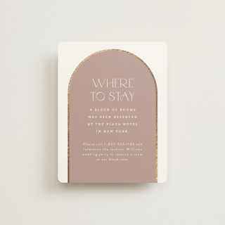 Rain Beaus Foil-Pressed Direction Cards