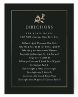 Foil-Pressed Direction Cards