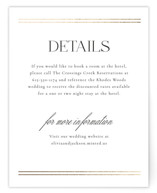 Fineline Foil-Pressed Direction Cards