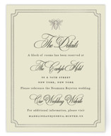 Honeybee Foil-Pressed Direction Cards