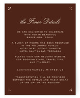 Sweet Fancy Foil-Pressed Direction Cards