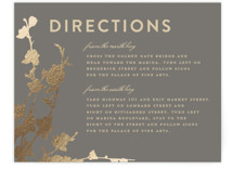 In Bloom Foil-Pressed Direction Cards