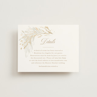Fields Foil-Pressed Direction Cards