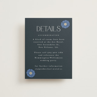 Nouveau Foil-Pressed Direction Cards