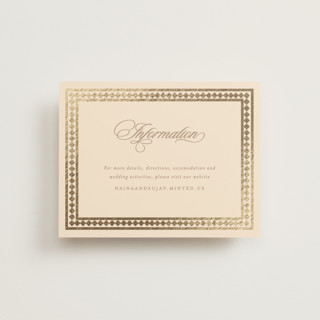 Mandapam Foil-Pressed Direction Cards