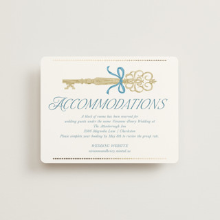 Knightsbridge Foil-Pressed Direction Cards