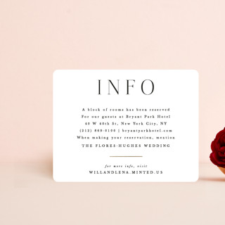 Initially Yours Foil-Pressed Direction Cards