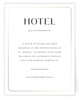 Loren Foil-Pressed Direction Cards