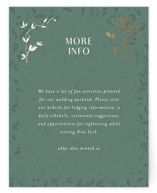 Southern Romance Foil-Pressed Direction Cards