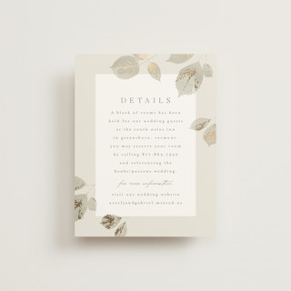 Sonnet Foil-Pressed Direction Cards