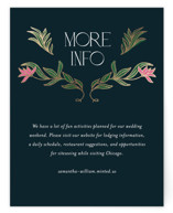 Gilded Tapestry Foil-Pressed Direction Cards