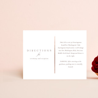 Better Half Foil-Pressed Direction Cards