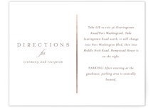 Better Half Foil-Pressed Direction Cards