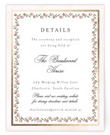 Embrace Foil-Pressed Direction Cards