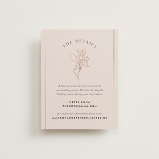 Deco Band Foil-Pressed Direction Cards