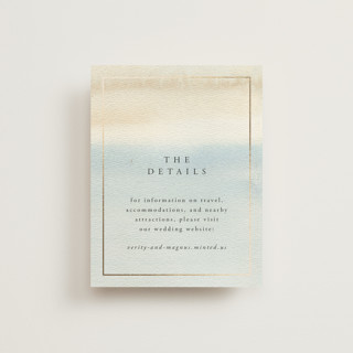 Contemplate Foil-Pressed Direction Cards