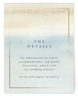 Contemplate Foil-Pressed Direction Cards