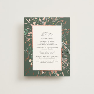 Undone Foil-Pressed Direction Cards