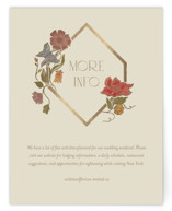 Radiant Botany Foil-Pressed Direction Cards