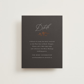 Bliss Foil-Pressed Direction Cards