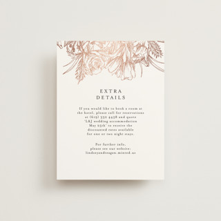 Sketched Bouquet Foil-Pressed Direction Cards