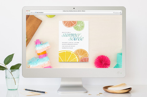 Summertime Soiree Summer Party Online Invitations