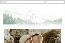 Over the mountains Wedding Website