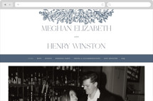 Hummingbird Botanicals Wedding Website