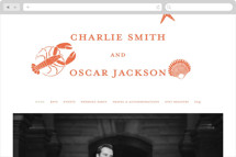 lobster Wedding Website