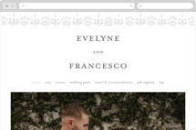 Cosette Wedding Website