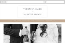 Clarion Wedding Website