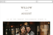 Willow Wedding Website