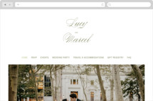 Love in the Afternoon Wedding Website